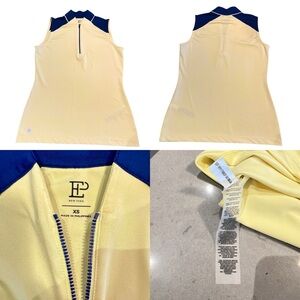 EP PRO NEW YORK LADIES GOLF TOP - YELLOW Size XS